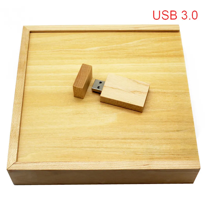 TEXT ME фотография на заказ логотип деревянный+ коробка usb флэш-накопитель 4 ГБ 8 ГБ 16 ГБ 32 ГБ клен usb 3,0 деревянный