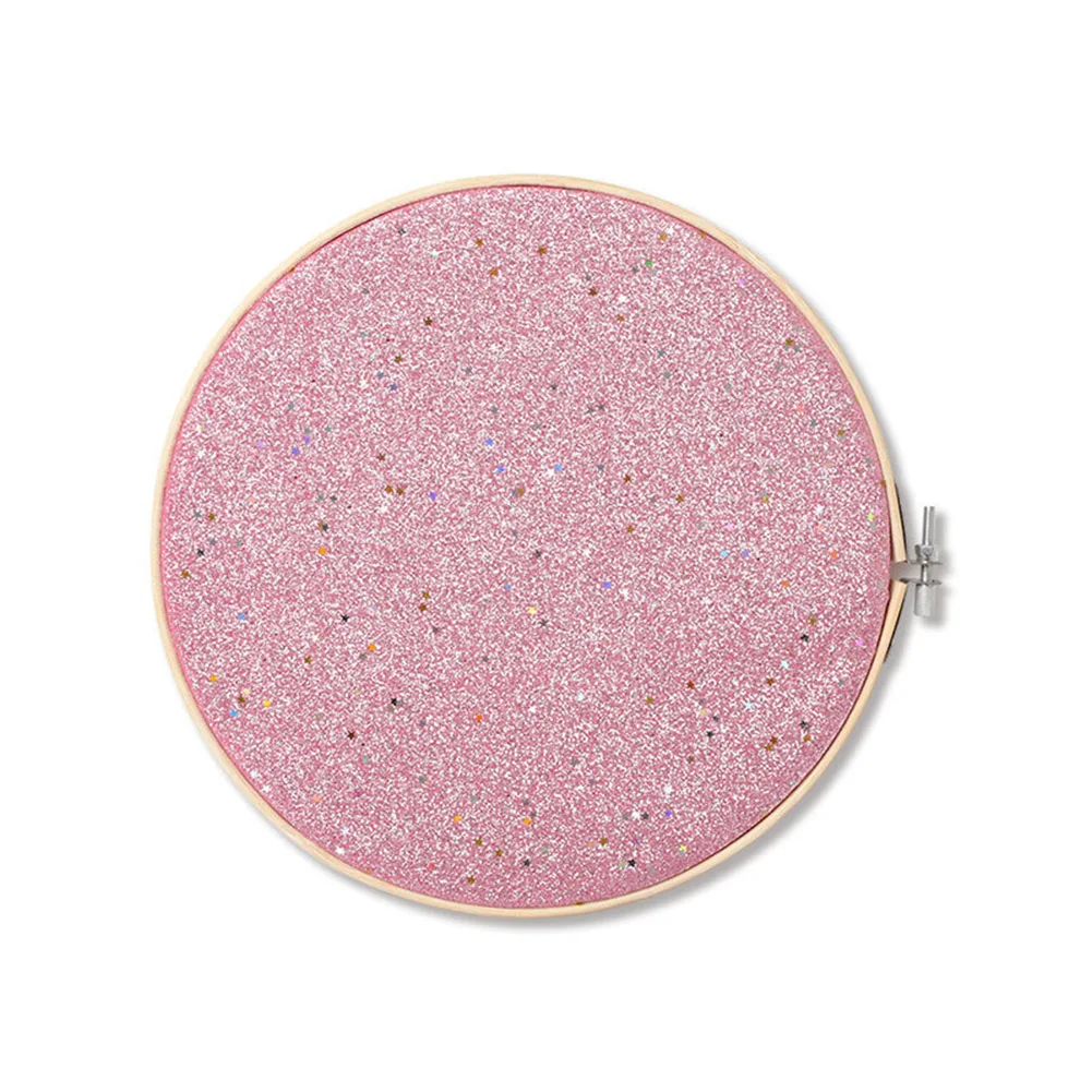 Высокое качество ювелирные изделия держатель серьги круглый ткань хранения