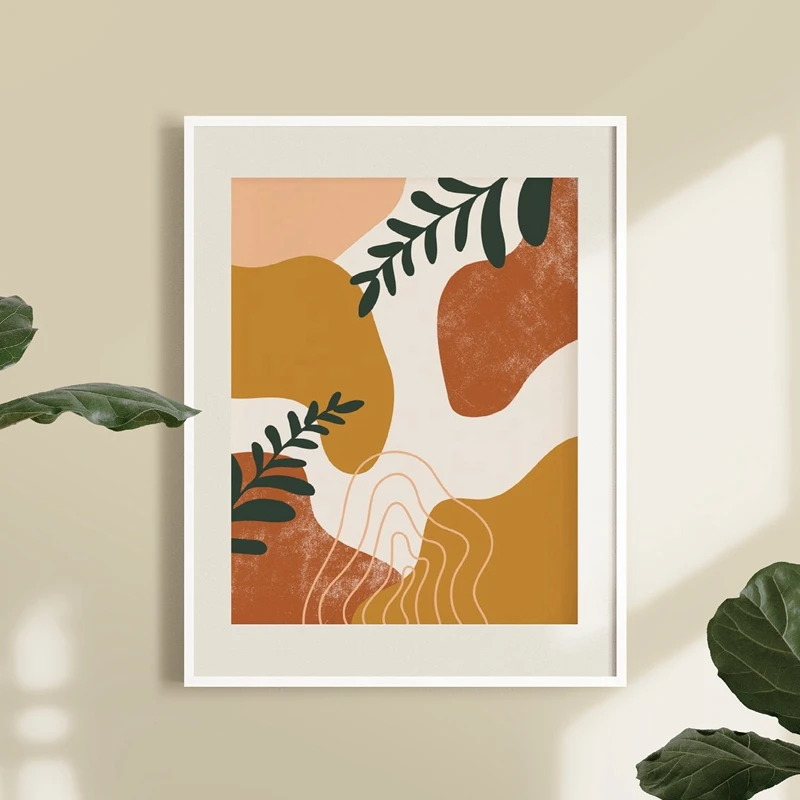 Абстрактная Геометрическая Настенная картина произвольных форм холст живопись