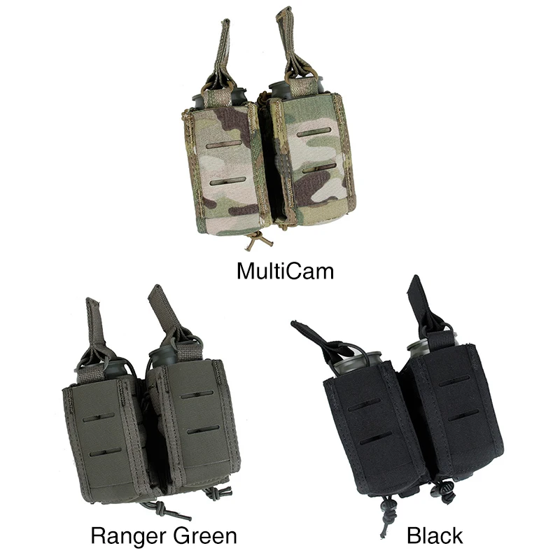 TMC Tactical TC 40mm Double Grenade Pouch Carrier MOLLE Airsoft Gear Outdoor Hunting Bag 3361 | Спорт и развлечения