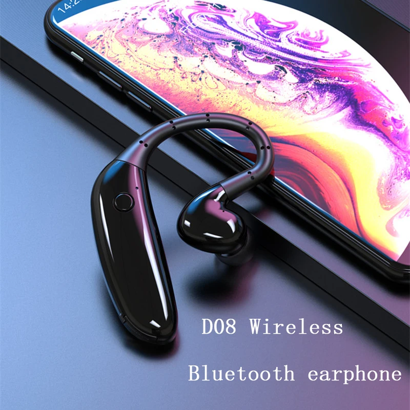 D08 Bluetooth наушники 5 0 ушные крючки беспроводные спортивные водонепроницаемые bluetooth