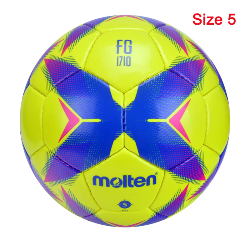 F5R1710-YB Size 5 Расплавленный футбольный мяч Официальный Размер 4 размер 5 футбольный мяч командная спортивная тренировочная футбольная лига Мячи futbol bola - Цвет: F5R1710-YB Size 5