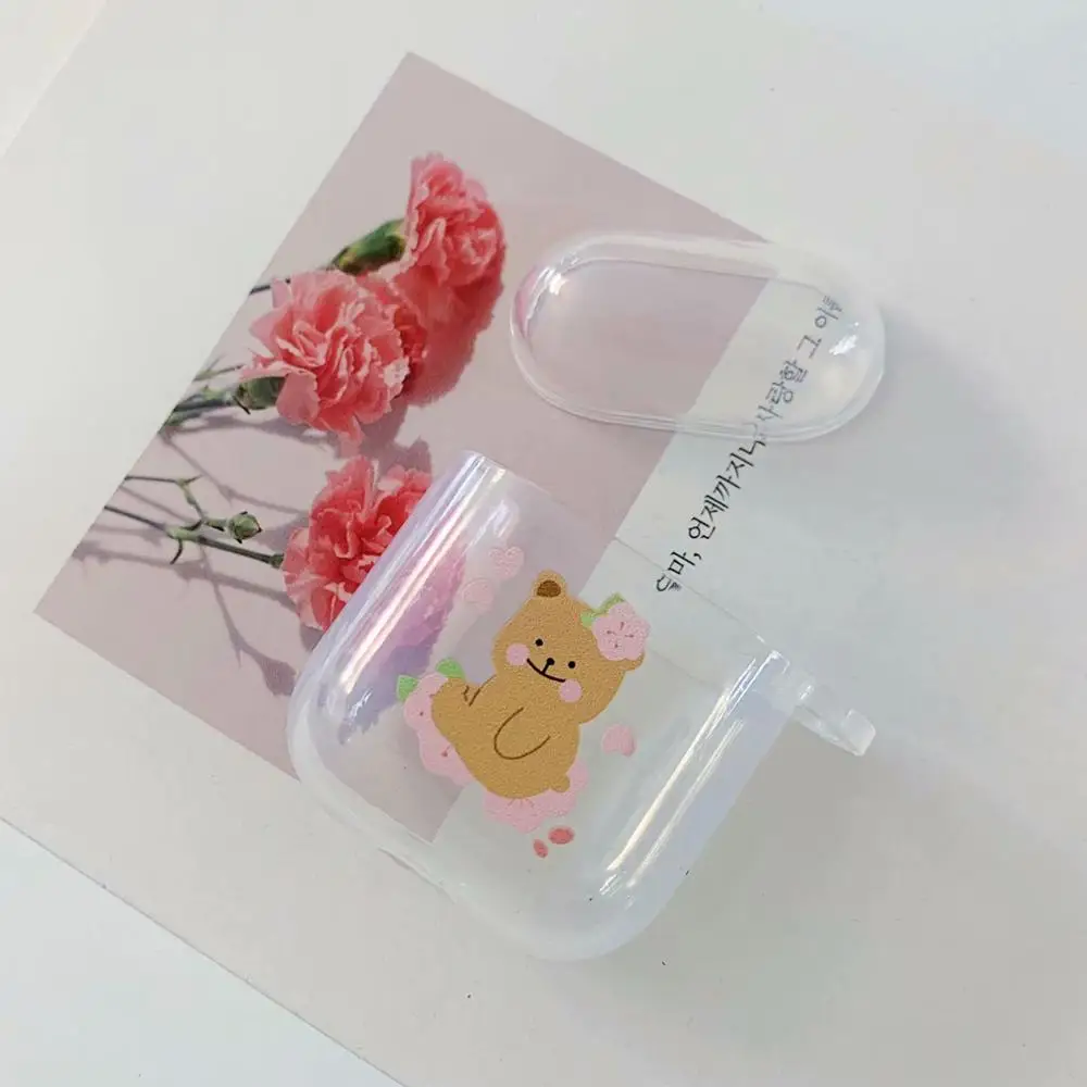4 Для AirPods чехол с милым мультяшным медведем кроликом чехол для наушников s для Apple Airpods 2 ins стильный Забавный мягкий силиконовый защитный чехол - Цвет: 4