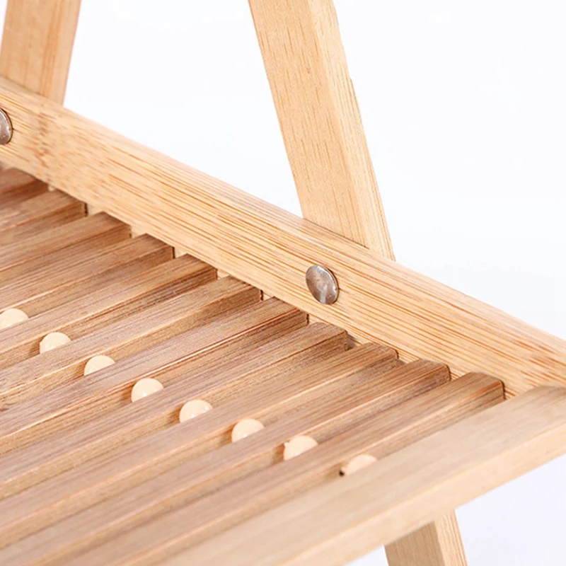 

Bamboo Wood Folding Fruit Basket Vegetable Basket Display Rack Hotel Special Food Drying Rack,Basket in Bamboo