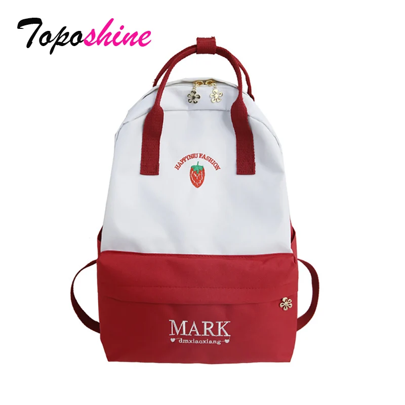 Женские популярные Оксфорд рюкзаки розовый цвет водонепроницаемые школьные