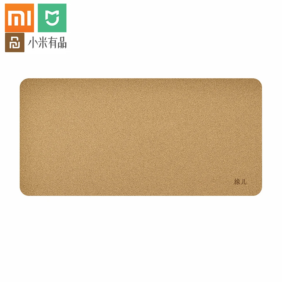 Оригинальный коврик для мыши xiaomi из дуба и натуральной пробки водонепроницаемый