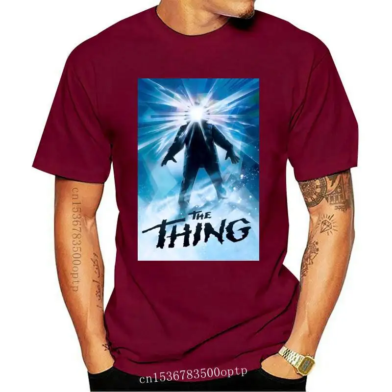 

Футболка The Thing, класс научной фантастики, страх, телефон, постер, футболка для взрослых, оригинальная хлопковая футболка высокого качества, ...