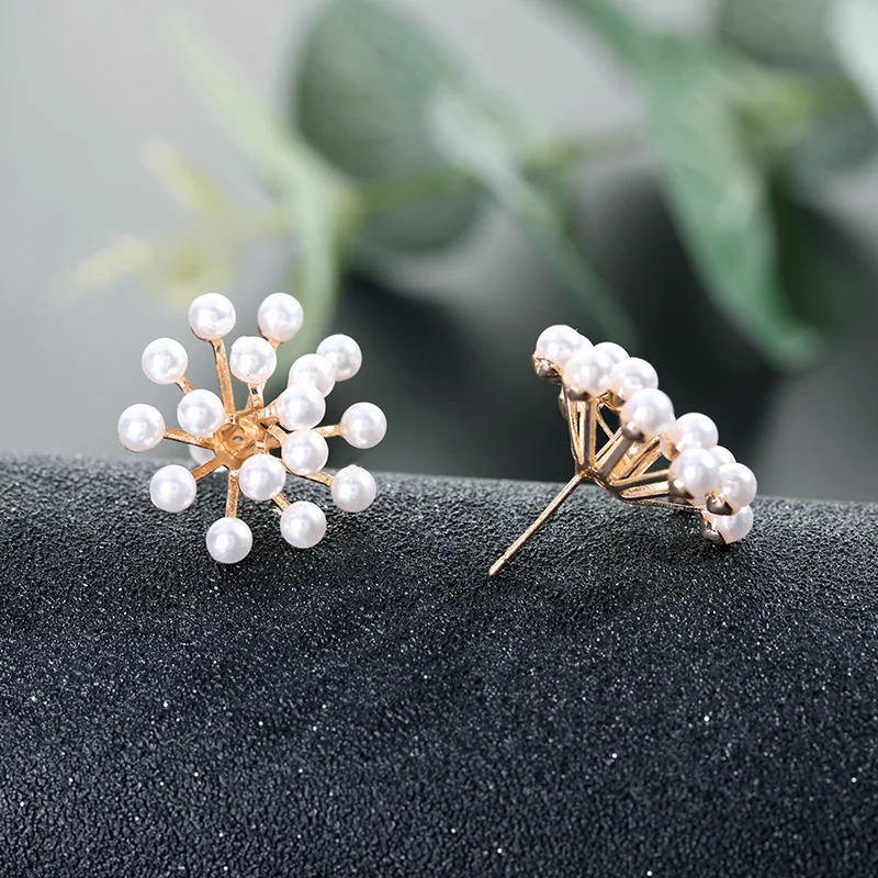 M MISM New Korean Style Gold Silver Color Geometric Stud Earrings Women Shining Metal Boucle D'Oreille Retro Pendientes Girls |