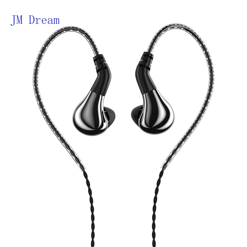 

New BL-03 BL03 10mm Carbon Diaphragm Dynamic Driver In Ear Earphone DJ Running Earphone Earbuds Detachable 2PIN Cable BL-01
