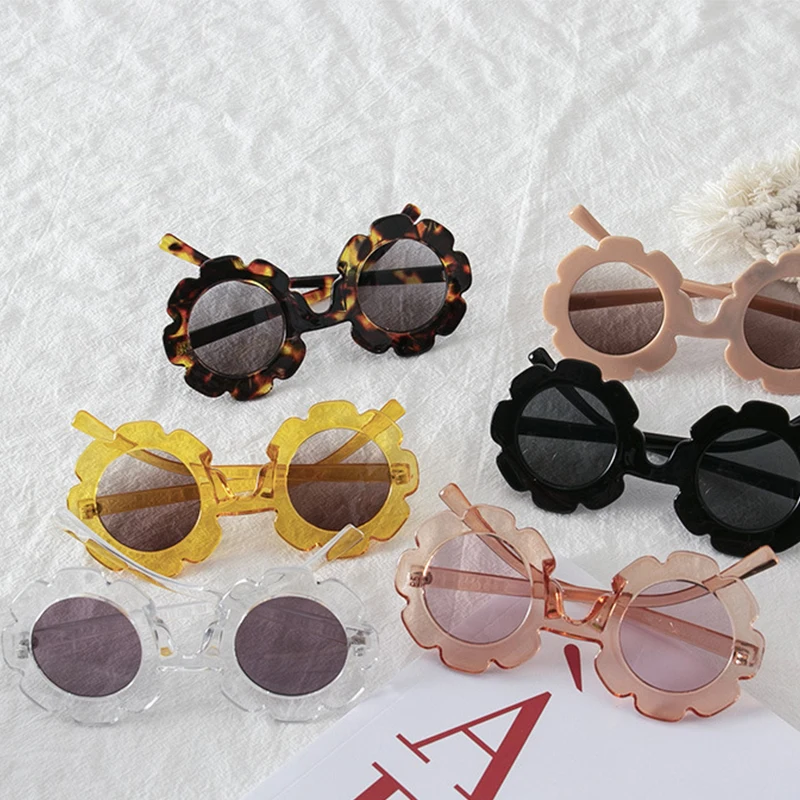 

2021 Toddler Summer Accessories Kids Baby Girls Beach Child Baby Sun Outdoor Wear Convenience Sunflower Kids Gift