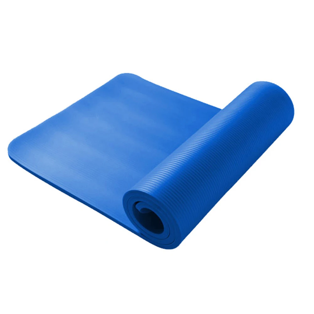 

10mm Thick Durable Exercise Yoga Mat Sport Fitness Pad Portable for Gym Home EIG88
