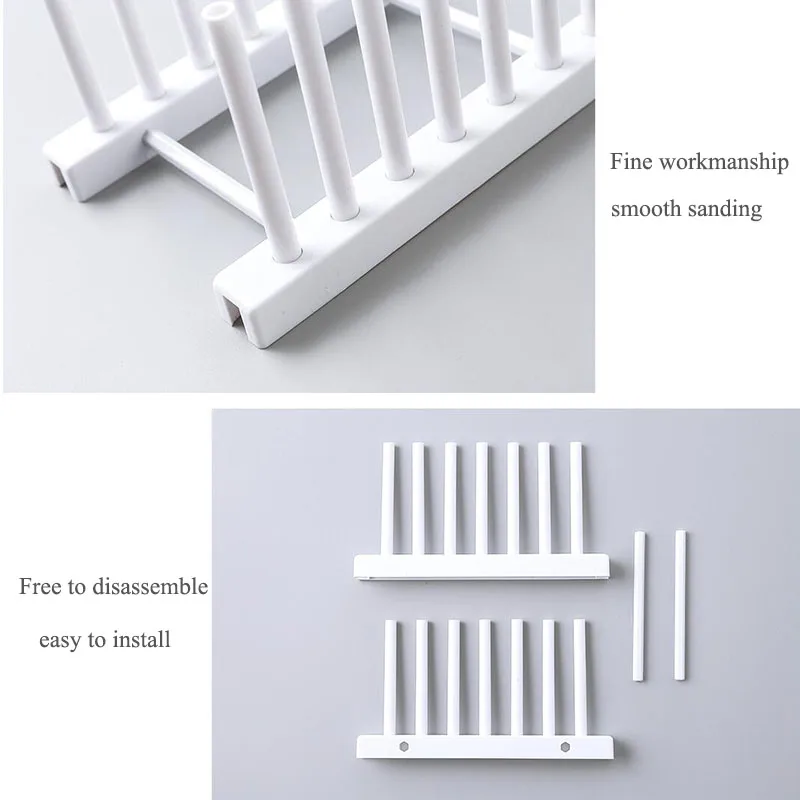 Kitchen Sink Drain Rack Storage Organizer Dish Drying Holder Shelf Drainer Plastic Plate Cups Stand Display | Дом и сад