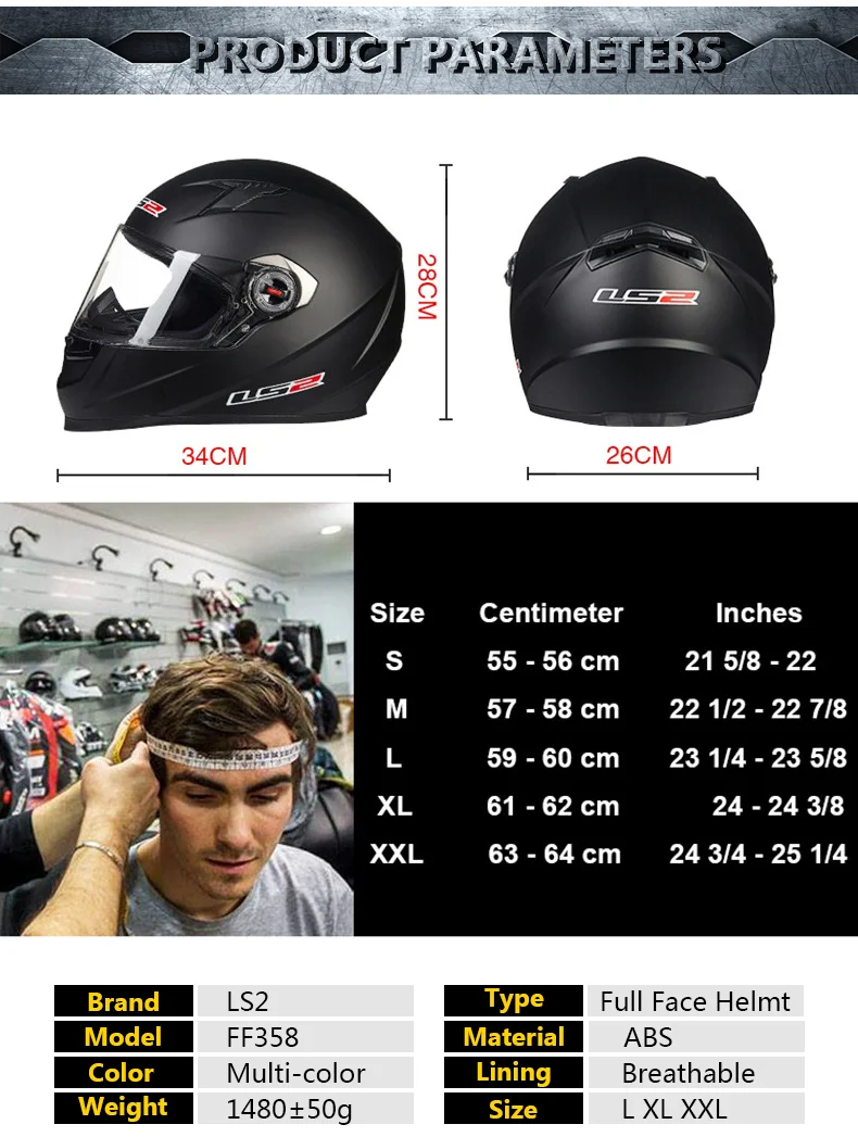 LS2 FF358 полное лицо мото rcycle шлем гоночный мужчина женщина КАСКО мото Емкость ls2 в Бразилию шлем мото одобренный ECE