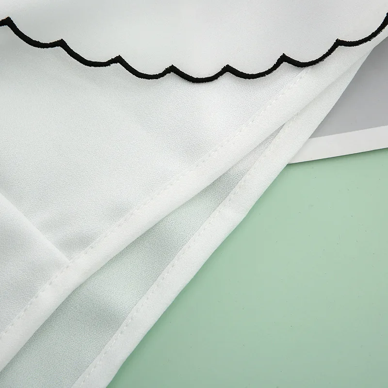 

Women Fake Collar Ladies Half Shirt False Collar Female Lapel Blouse Tops Detachable Collar Faux Col Tie Removable Nep Kraagie