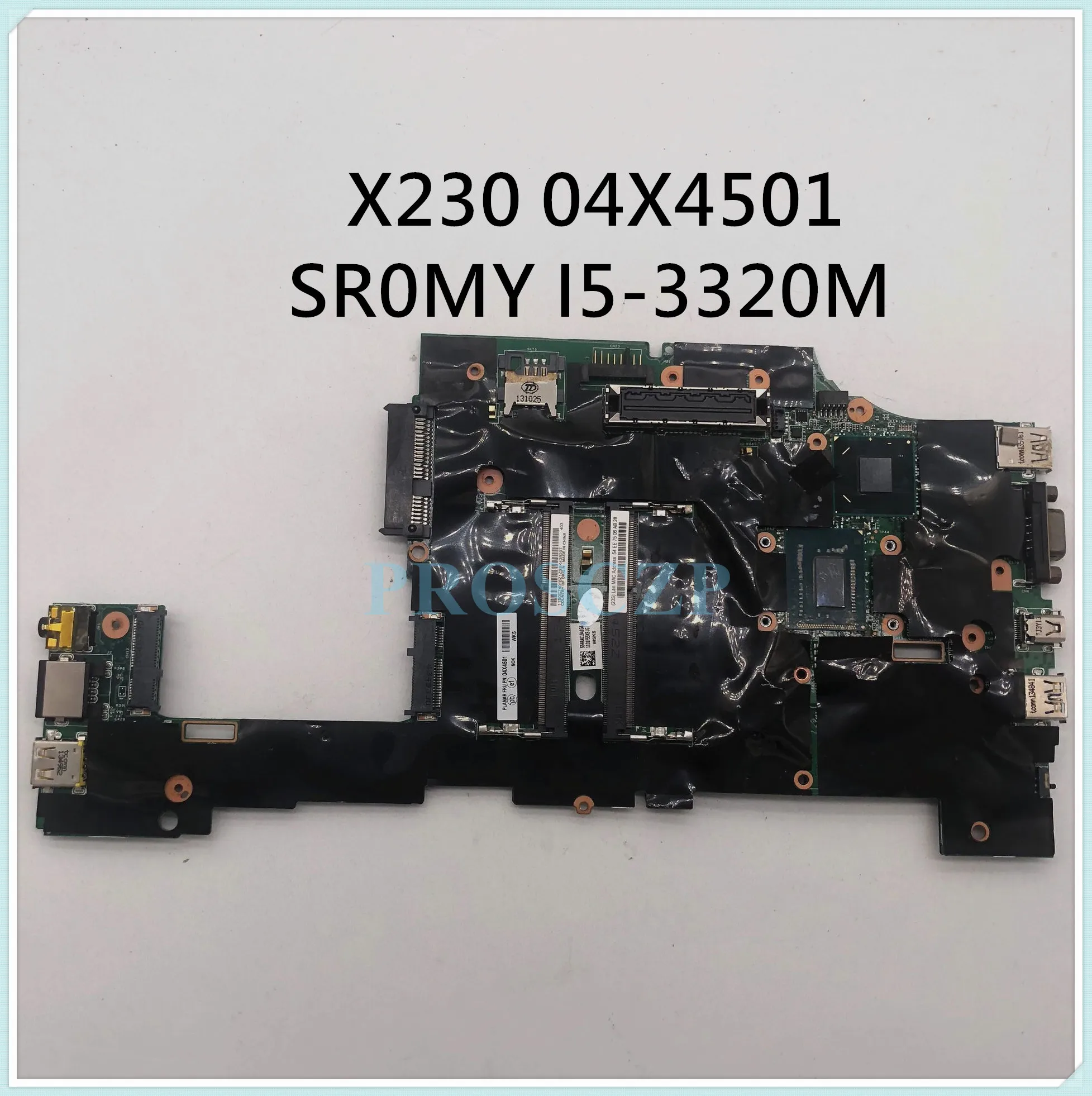 Высокое качество для X230 X230I материнская плата ноутбука 04X4501 с SR0MY I5 3320M CPU SLJ8A QM77 100%