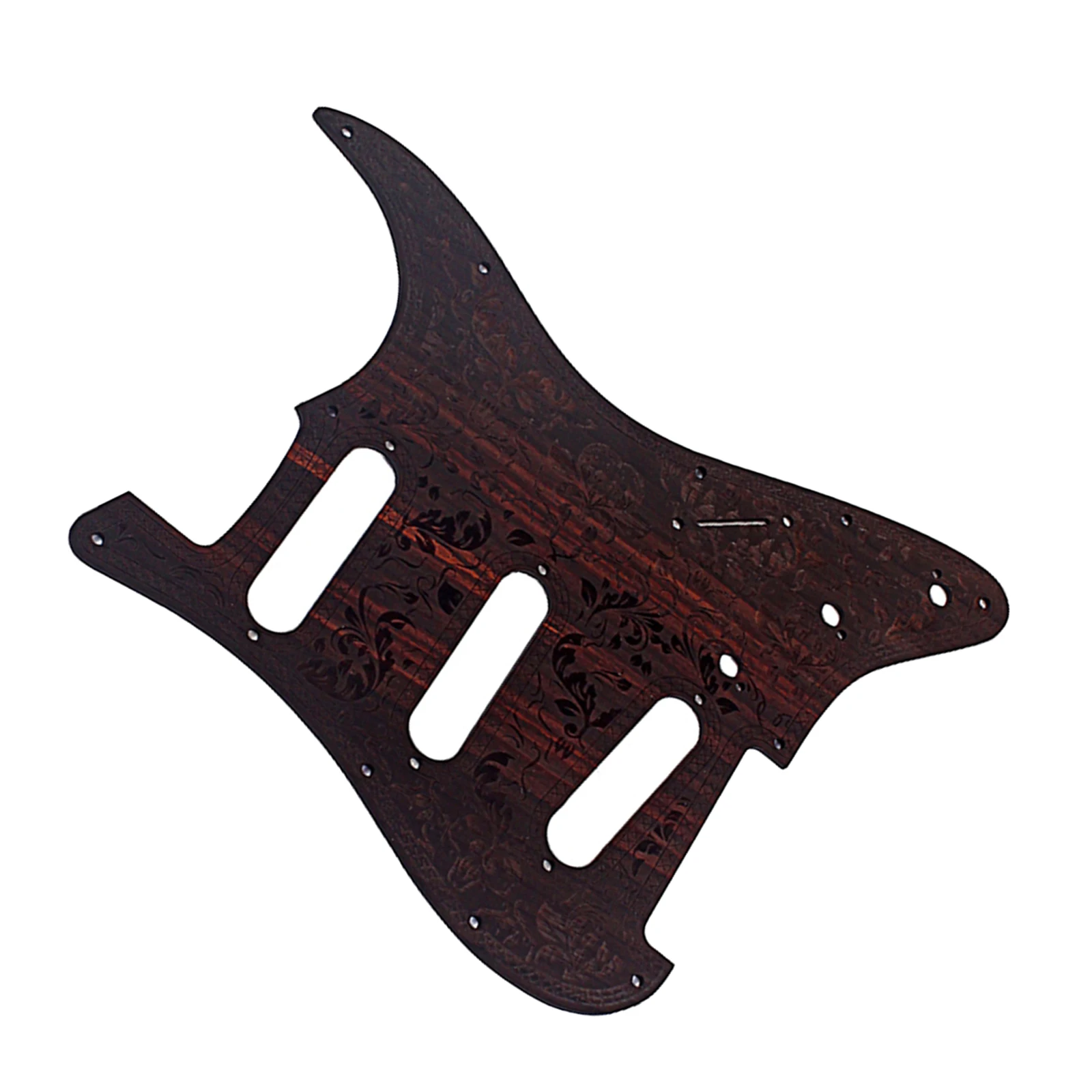 

SSS однокатушечный захват для гитары с 8 отверстиями, защита от царапин для электрогитары из розового дерева, запчасти для музыкальных инстру...