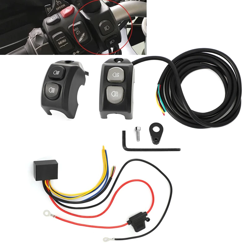 

Motorbike Handle Fog Light Switch Control Smart Relay For BMW R1200GS ADV LC R1250GS F850GS F750GS F750 F850 GS R 1200 GS