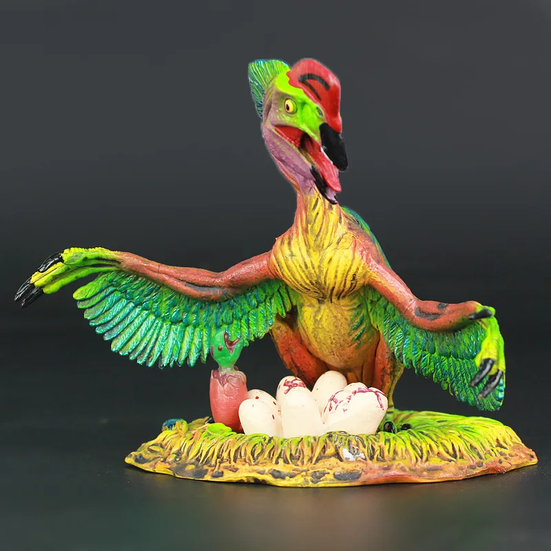 

creative real life Stealing Dragon model plastic dinosaur doll gift about 12x11x12cm xf2782