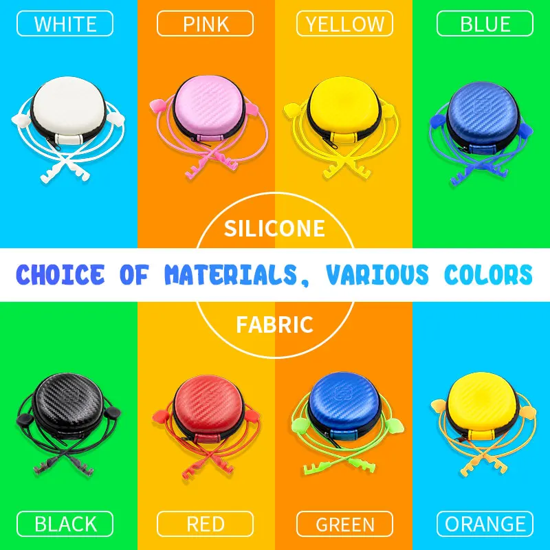 Плавающие наушники-вкладыши из ткани с магнитным замком ремешок подходит для