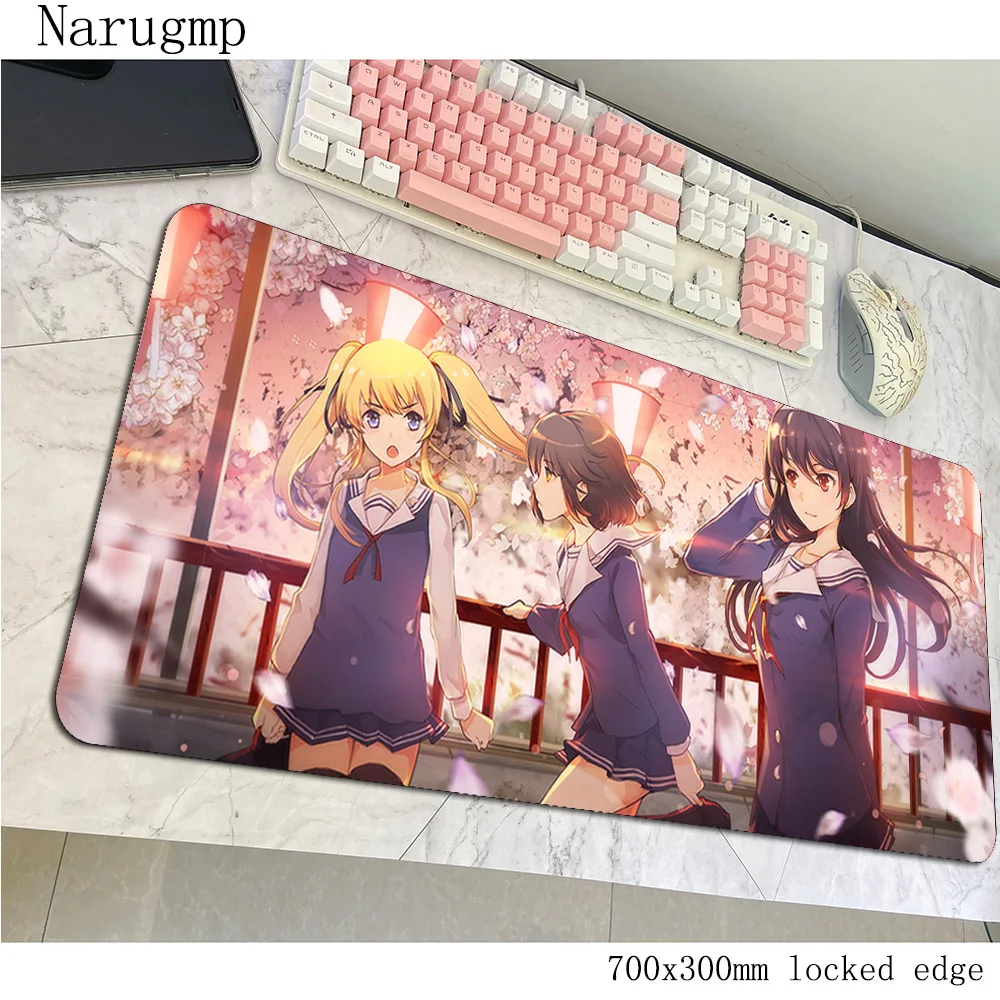 

Saenai Heroine no Sodatekata mouse pad gifts Computer mat gaming mousepad large Cartoon padmouse keyboard games pc gamer desk
