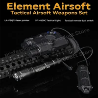 element airsoft peq15 ir red dot laser sight remote tactical dual function tail pressure scoutlight armas m600 weapon rifle ligh