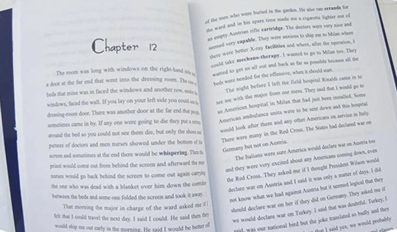 Прощание с гербами Эрнест Миллер Хемингуэй полное английское издание повесть