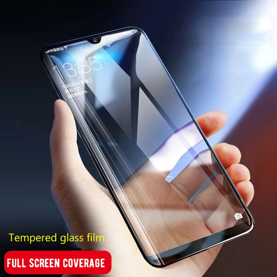 Закаленное стекло с полной проклейкой для Samsung Galaxy A10 A20 A30 A40 A50 A60 A70 M10 M20 M30