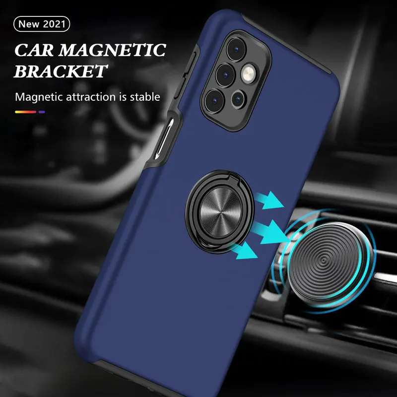 

Shockproof Case for Samsung Galaxy A32 5G 4G 2021 Luxury Case Ring 360 Protect Back Cover for Galaxy A32 Funda A 32 Stand Etui