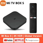 Оригинальная ТВ-приставка Xiaomi Mi S, 4K, Android 8,1, HDR, 2 ГБ, 8 ГБ, Wi-Fi, BT4.2, Google Cast, Netflix, Smart TV приставка, медиаплеер