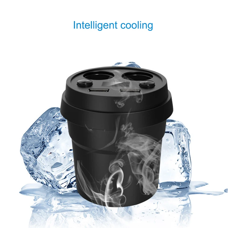 Автомобильное зарядное устройство с 2 usb разъемами адаптер для прикуривателя