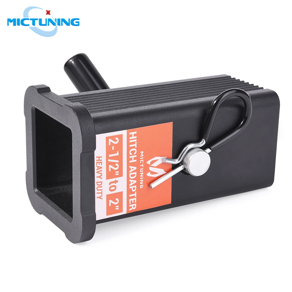 

MICTUNING New 2-1/2" Class V to 2" Class III&IV Trailer Hitch Receiver Adapter 2.5" to 2" Reducer Sleeve with Hitch Pin and Clip