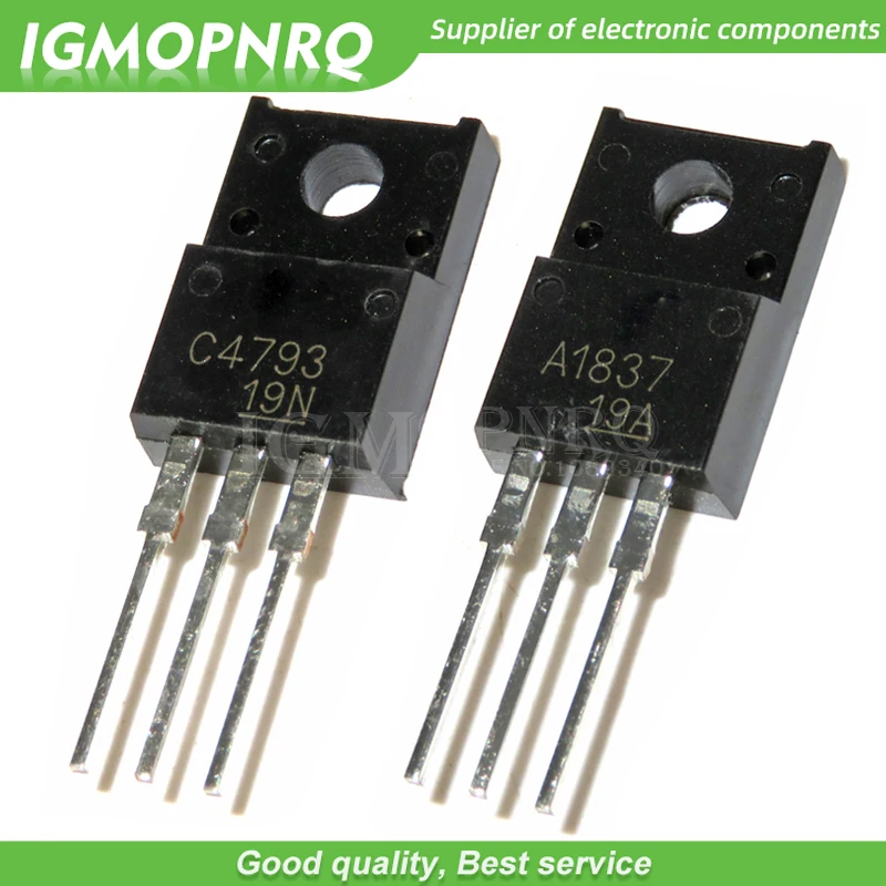 20 шт. 2SC4793 2SA1837 C4793 A1837 230 В 1A TO220F каждый 10 новый оригинальный|original new| |