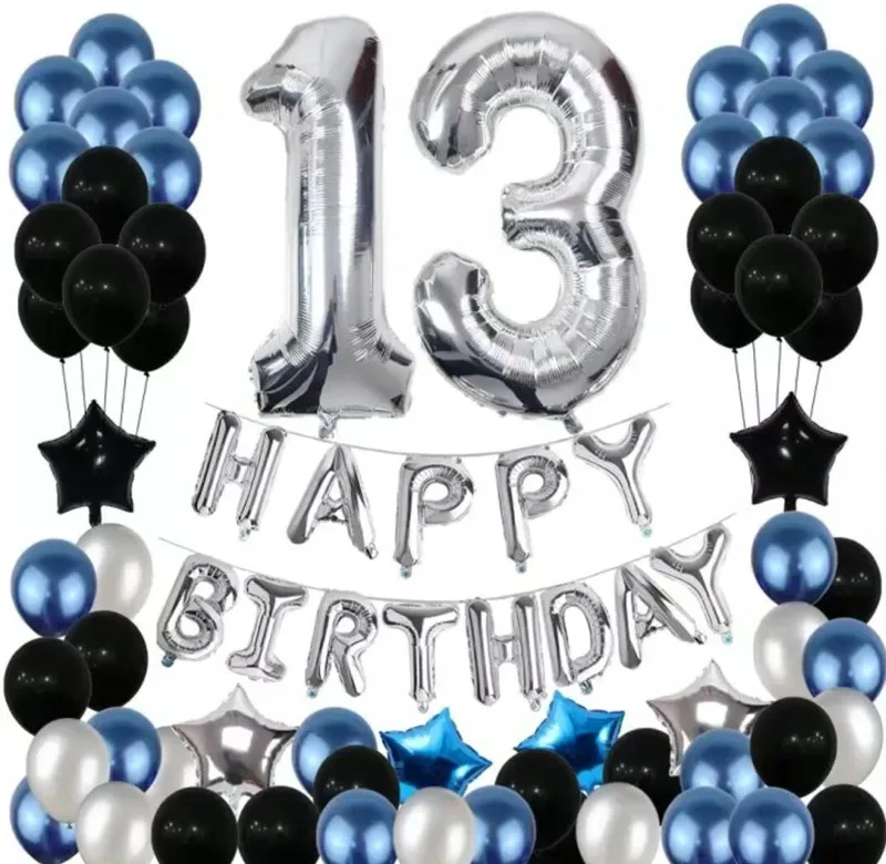 Воздушный шар для вечеринки в честь Дня Рождения 16 21 30 40 50 дней рождения набор