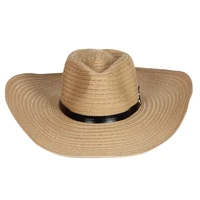 fashion summer casual unisex beach trilby wide brim jazz sunshade straw panama hat paper hats