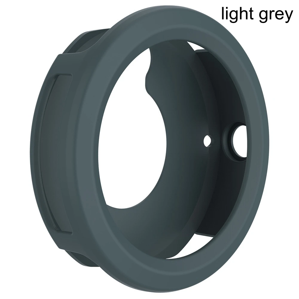 light grey Новое поступление мягкий силиконовый защитный чехол для часов Защитные пленки для Garmin Vivoactive 3 мягкий силиконовый чехол прочный - Цвет: light grey
