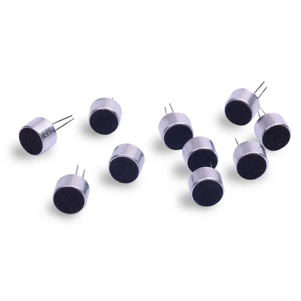9x7 мм Цилиндрический электромагнитный конденсаторный микрофон для Arduino (комплект