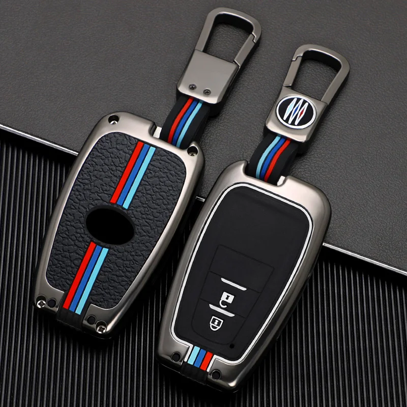 

Car Smart Key Case for Toyota CHR C-HR Corolla Prado Camry Avalon Corolla RAV4 Car Key Case Holder Protector
