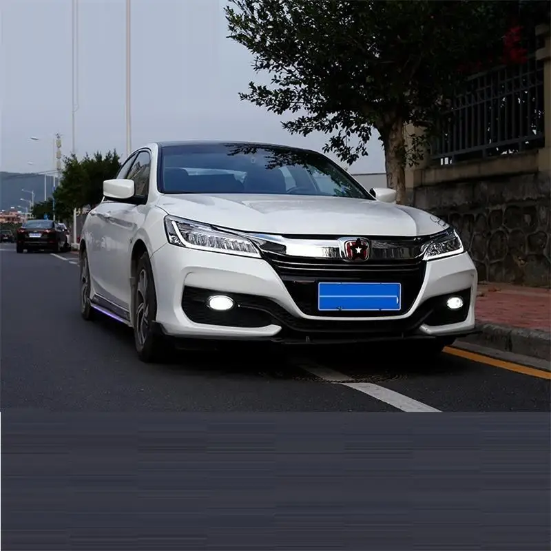Сигнальные Автомобильные светодиодные Drl Cob дневные ходовые наружные фары передние противотуманные задние Автомобильные фары в сборе 16 17 для Honda Accord