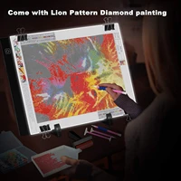 led diamond painting light pad lightpad board diamond painting accessories tool kits a3 a4 b4 a5 drawing graphic tablet box