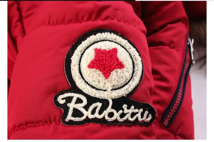 Зимние детские куртки на утином пуху пуховики пальто с мехом для больших