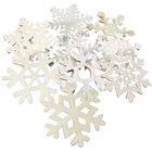 10 шт, рождественские деревянная снежинка рождественское свадебное дерево подвесной орнамент украшения Рождественская кружка подставки держателя подставки для чашек