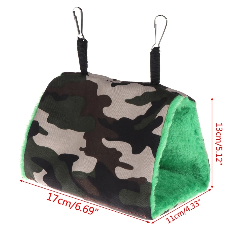 

Parrot Nest Hammock Hanging Cage Warm Winter Birds Cage Bed Toys Hamster House K3NA