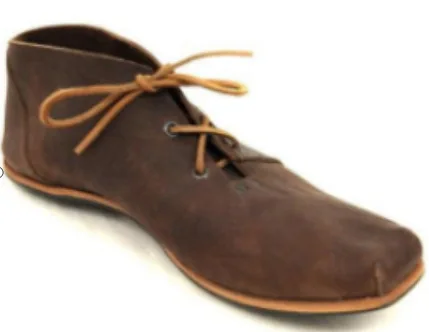 Мужские кожаные ботинки среднего возраста ботильоны в викторианском стиле эпохи