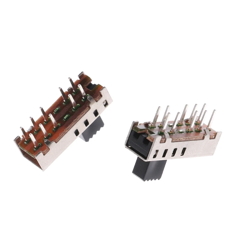 

10Pcs SS24E01-G5 Slide Switches Vertical 0.5A 10 Pin 4 Position Toggle Switch G88B