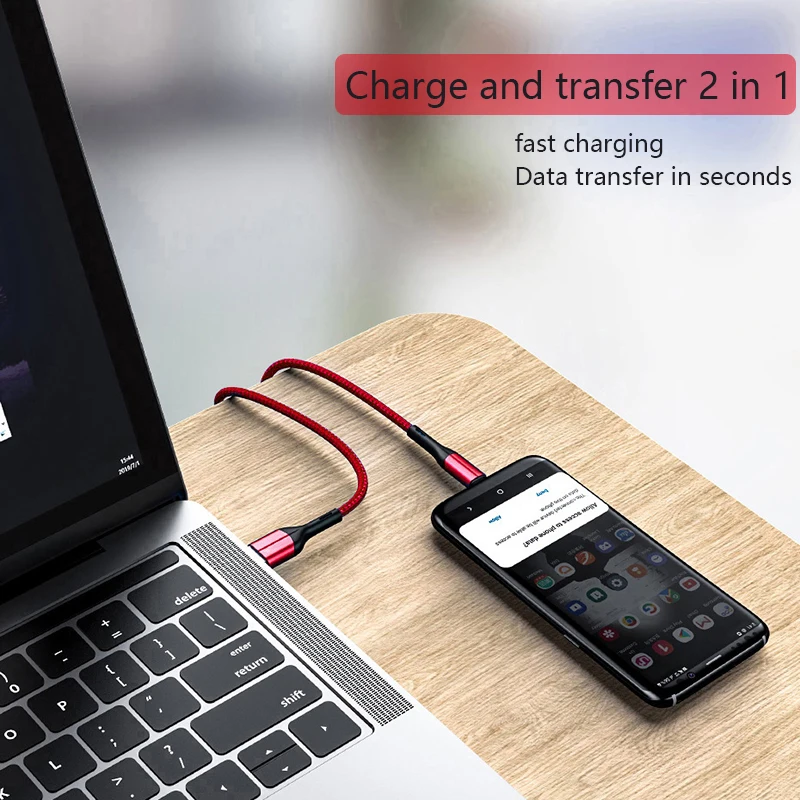 Фото Usb type C кабель для быстрой зарядки USB передачи данных зарядное устройство samsung S10 S9 Usb type C кабель для быстрой зарядки USB передачи данных зарядное устройство samsung S10 S9