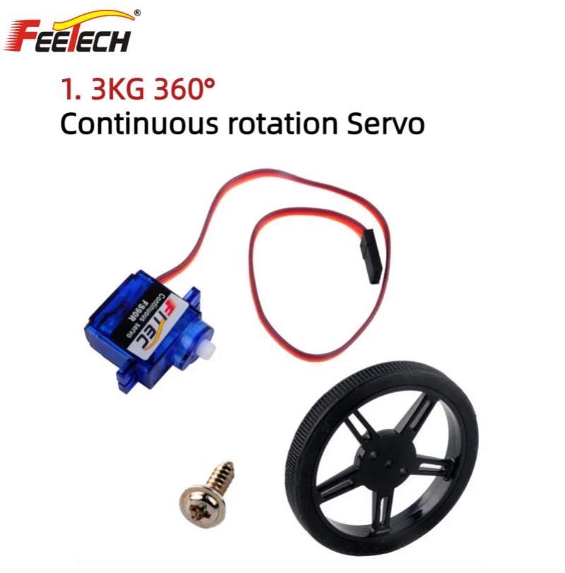 6V 1.5KG Feetech Servo FS90R 360 Degree Continuous Rotation Micro RC For Education Suite Car Drone 450 Helicopter on6В 1,5КГ Feetech Сервопривод FS90R 360 Градусов Непрерывного Вращения Микро RC для Образовательного Набора Автомобильного Дрона 450 Вертоле