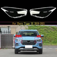 car front headlight cover for chery tiggo 5x 2019 2020 2021 hadlamps transparent lampshades lamp light lens glass shell