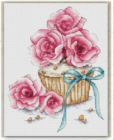 flowers rose diy cross stitch kit packages counted cross stitching kits new pattern not printed cross stich painting set
