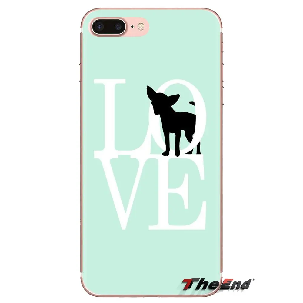 Дизайн I Love My собака породы Чихуахуа Мопс корпус для samsung Galaxy S2 S3 S4 S5 MINI S6 S7 edge S8 S9 Plus