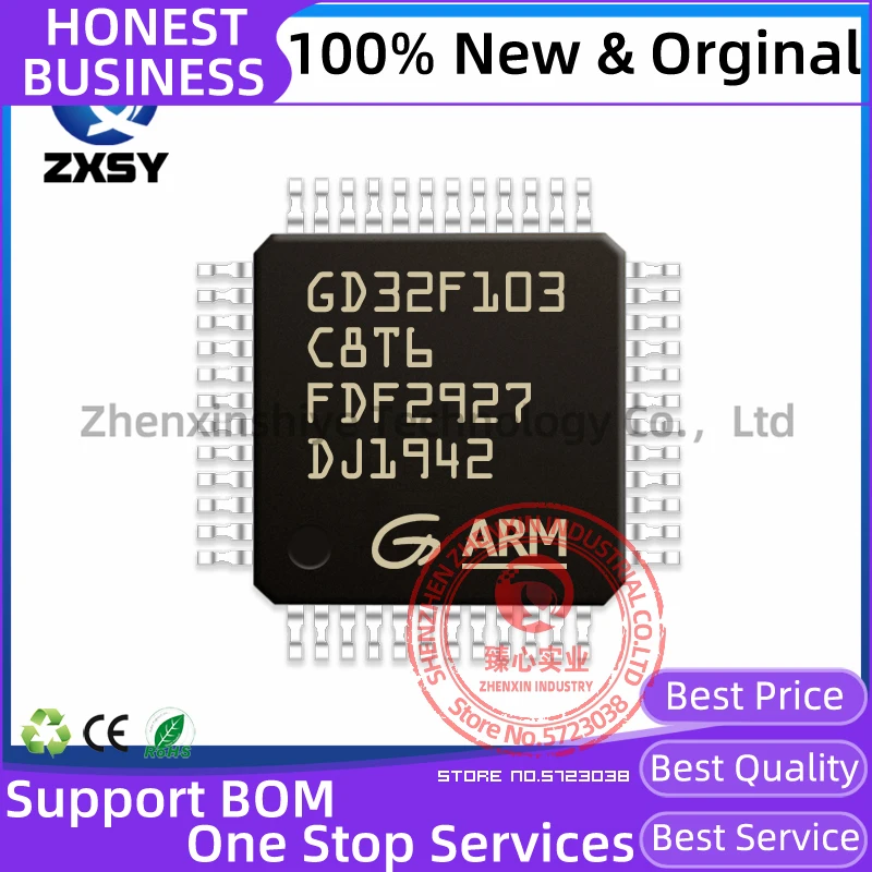 

Компьютерные компоненты 1 шт./лот GD32F103C8T6 GD32F103CBT6